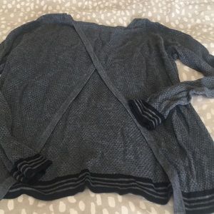 Open in back sweater